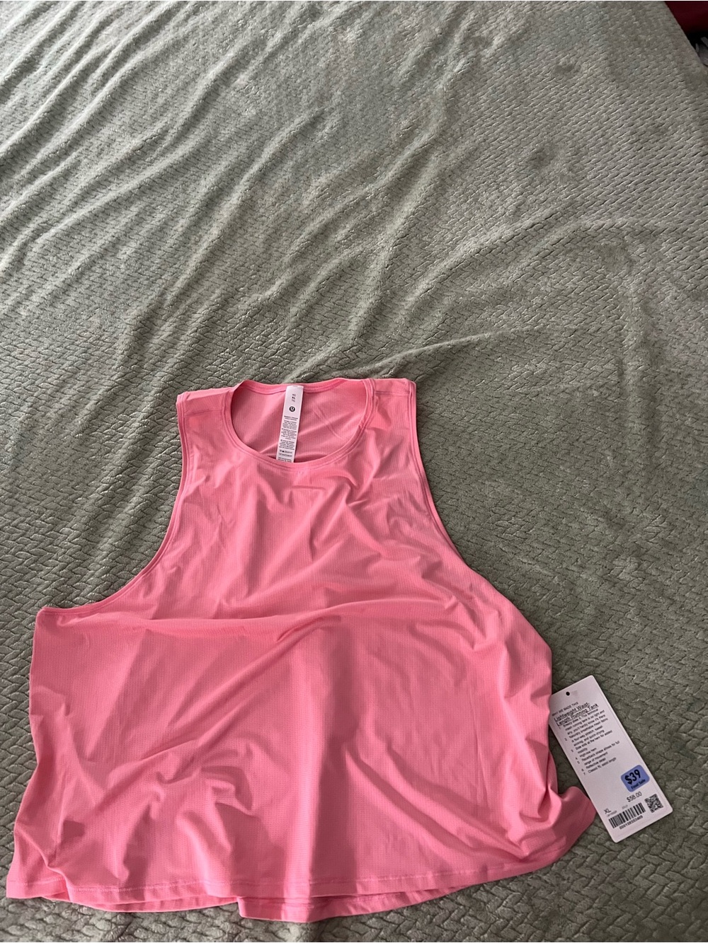 lululemon athletica Pink Women's Tank Top - Sleeveless Workout Crop